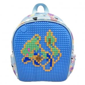 Blue silicone boy's backpack