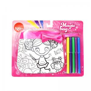 DIY coloring handbag