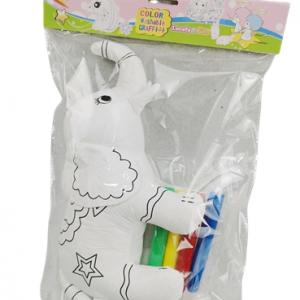 DIY coloring tyvek doll