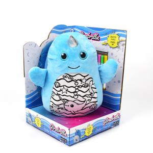 DIY coloring unicorn doll