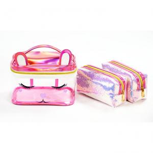 PVC&Sequin cosmetic bag