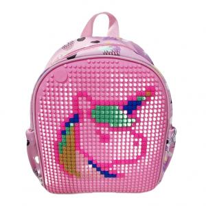 Pink unicorn silicone backpack