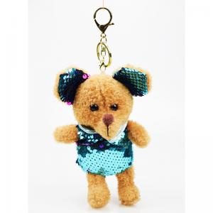 Reversible Sequin Mouse Keychain
