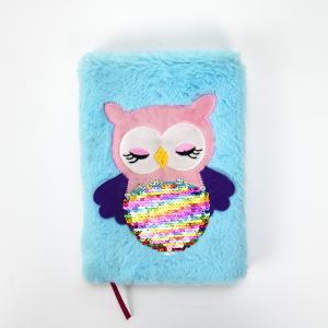 fluffy owl notebook