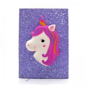 unicorn glitter notebook
