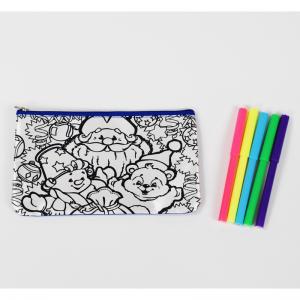 Color Your Own Christmas Pencil Case