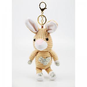 Fluffy Bunny Keychain