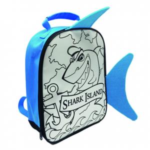painting shark backpack