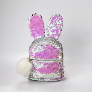 sequin bunny backpack